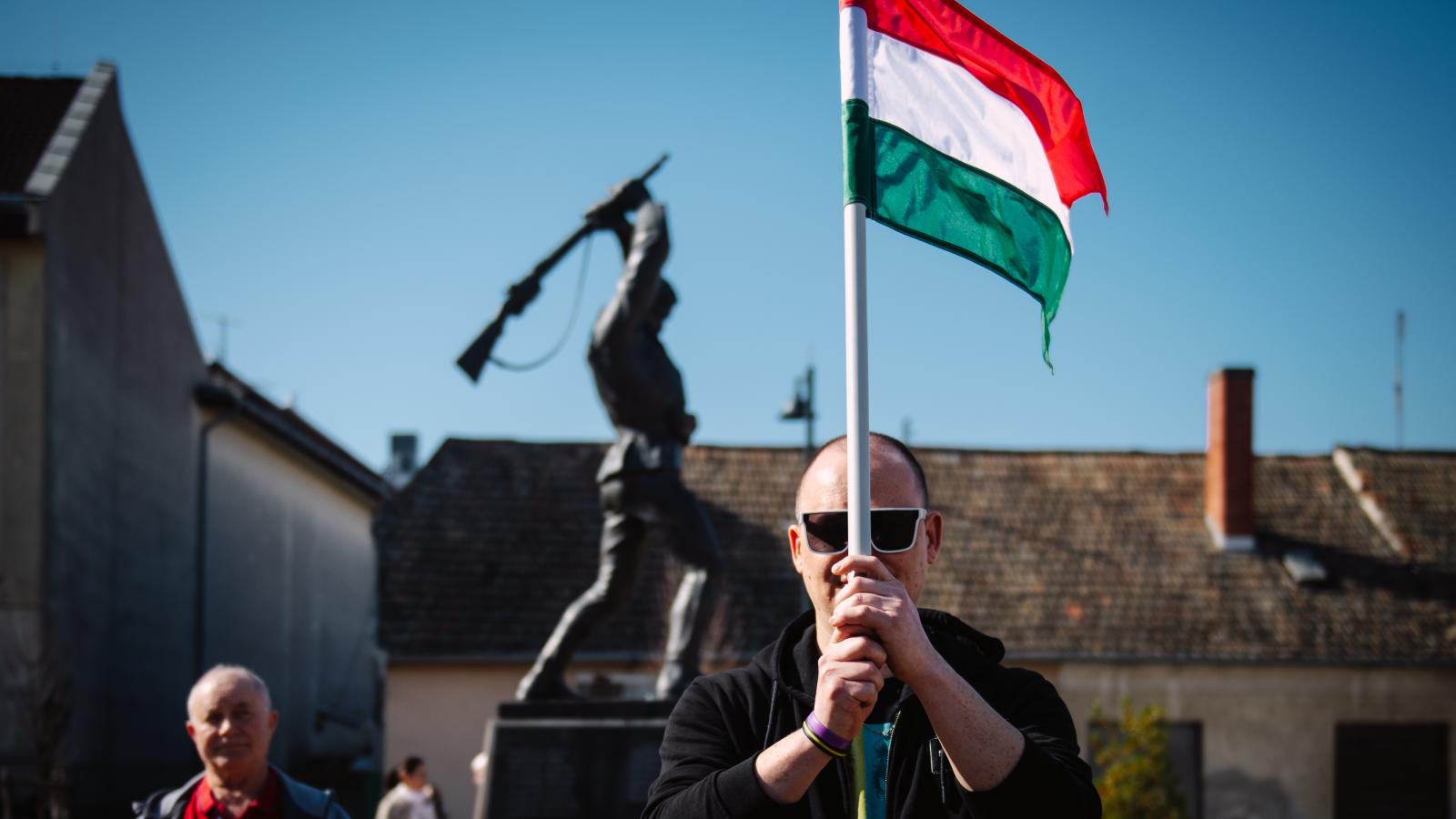 Magyar Péter országjárásának kisbéri állomása március 7-én 