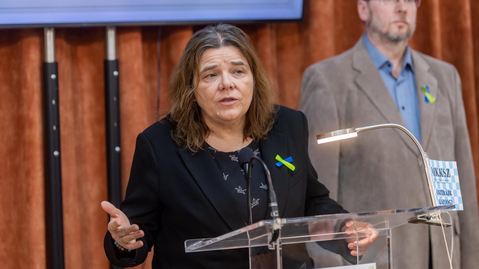 Nagy Erzsébet, a PDSZ ügyvivője - Korábbi felvétel 