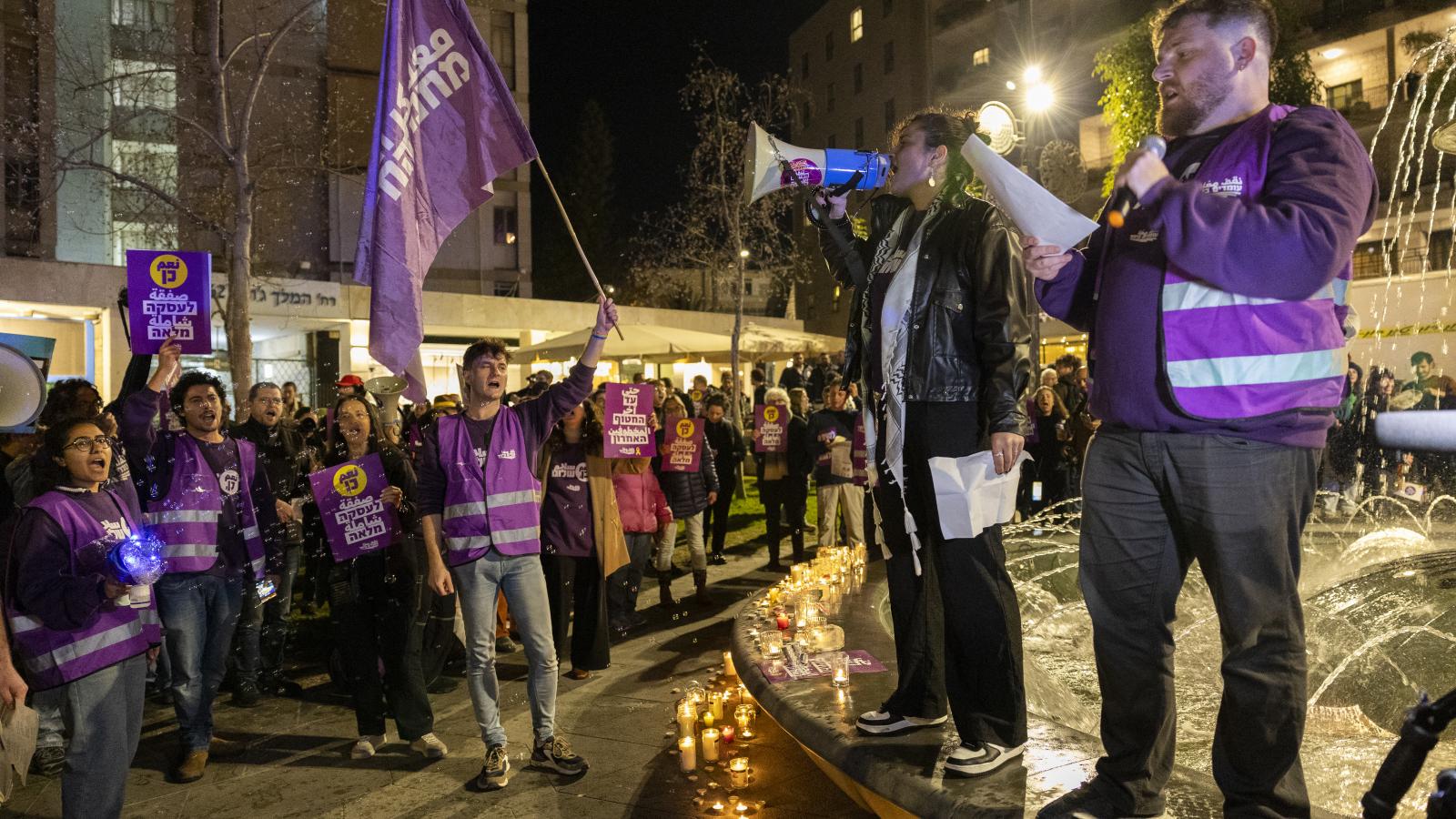 A Standing Together izraeli−palesztin csoport nem először akciózik