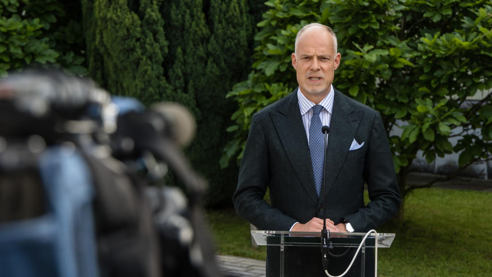 Szalay-Bobrovniczky Kristóf honvédelmi miniszter 2025. május 30-án