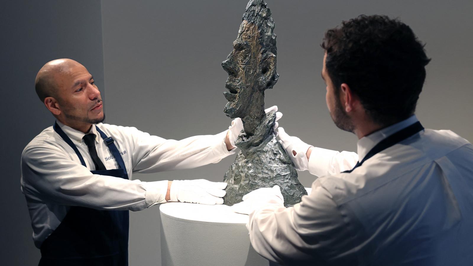 Alberto Giacometti szobra sem talált
vevőre a májusi árveréseken