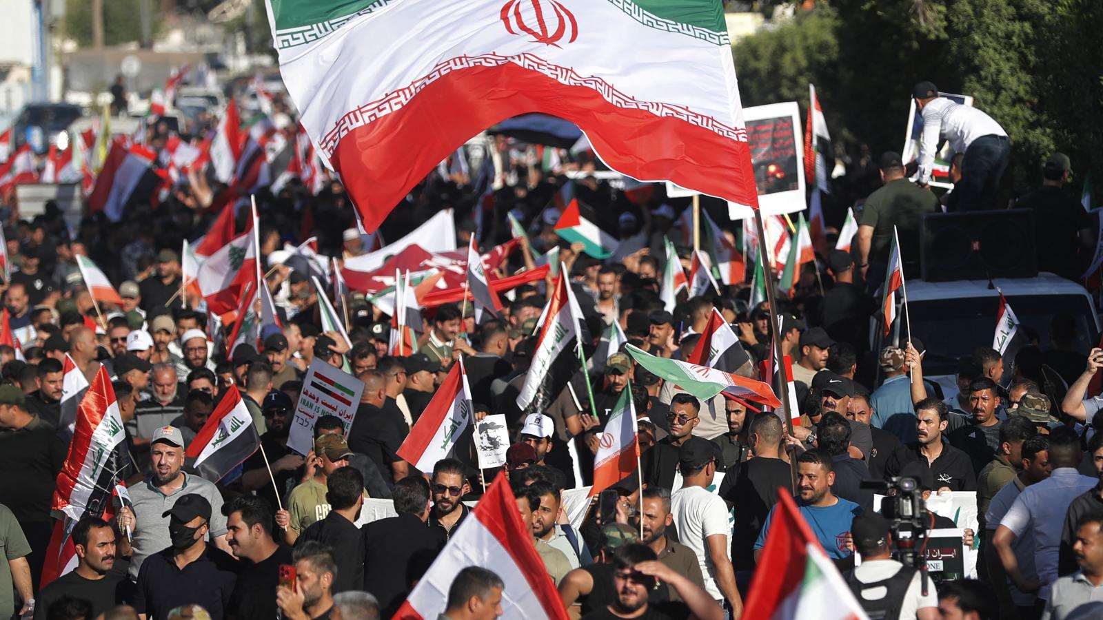 Tüntetés Izrael Irán elleni csapásai ellen 2025. június 21-én.