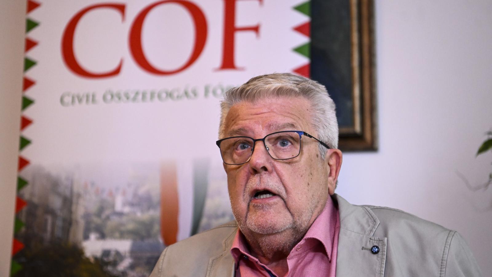 Csizmadia László, a CÖF-CÖKA elnöke - Korábbi felvétel