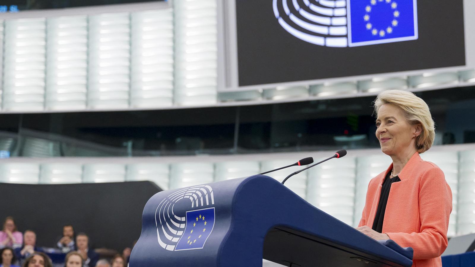 A hétfői plenáris vitán az elnök asszony az Európa-párti többséget állította szembe az oroszpárti szélsőséggel