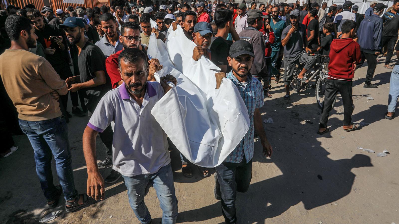 Az áldozatok elszállítása