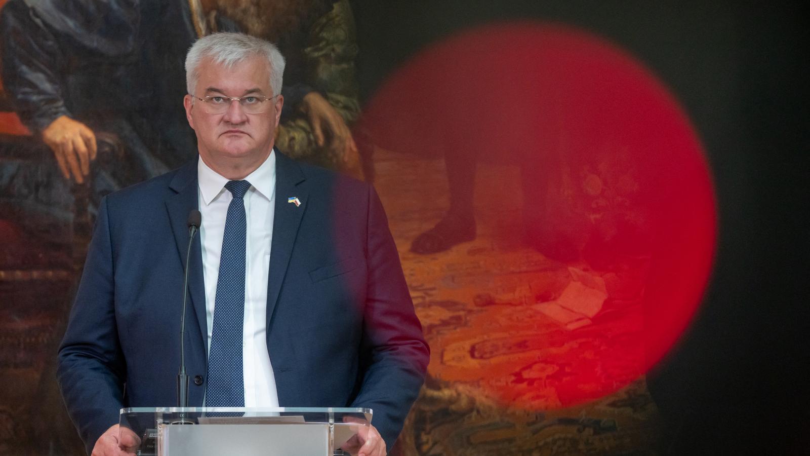 Andrij Szibiha ukrán külügyminiszter - Korábbi felvétel 