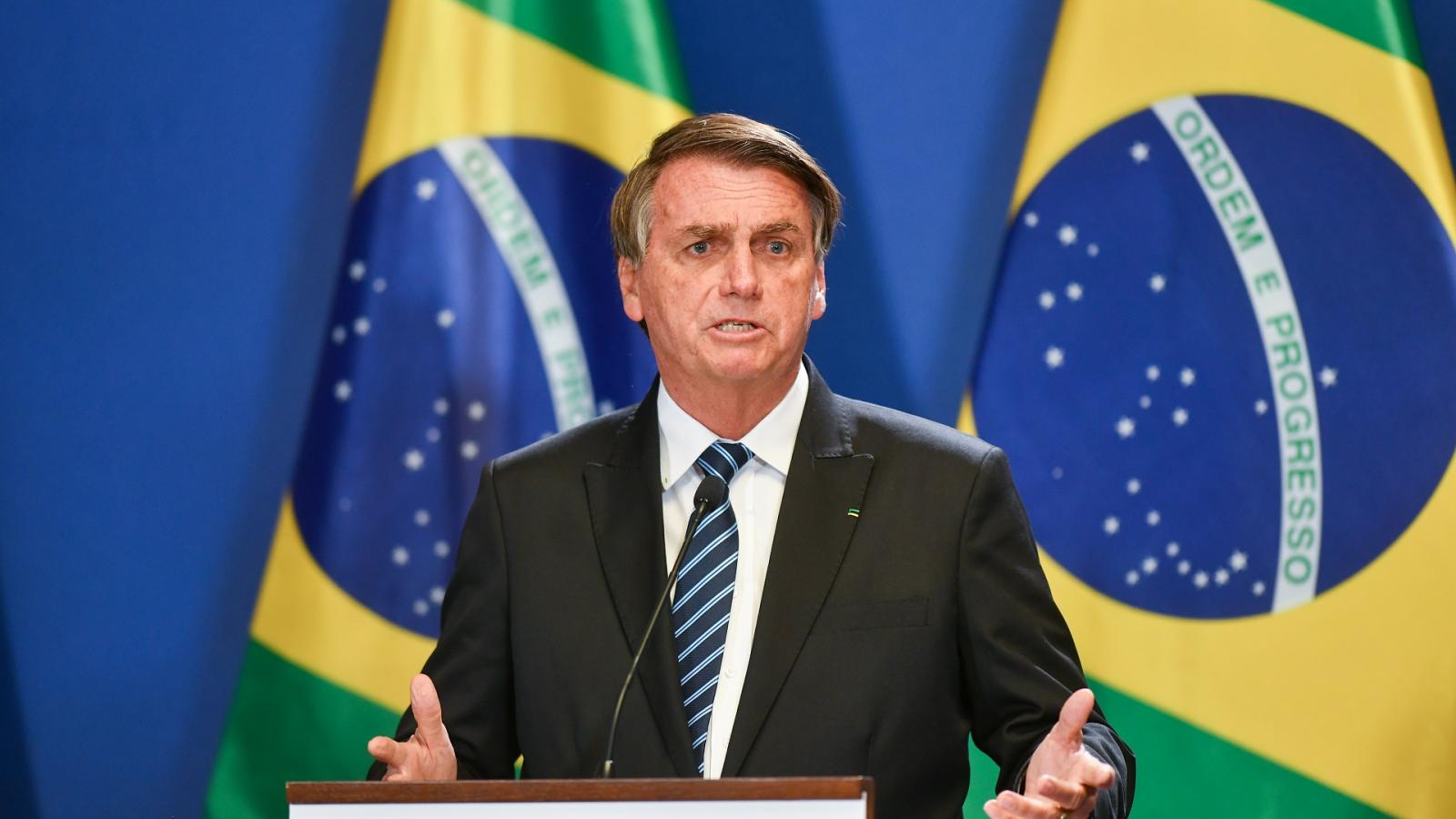 Bolsonaro 2022-ben, Budapesten.