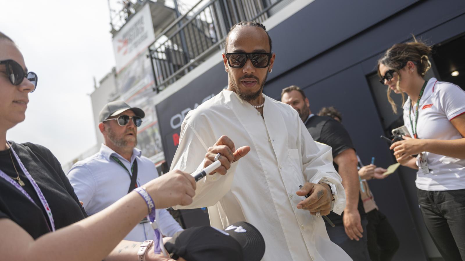 Lewis Hamilton a 2024-es Magyar Nagydíjon