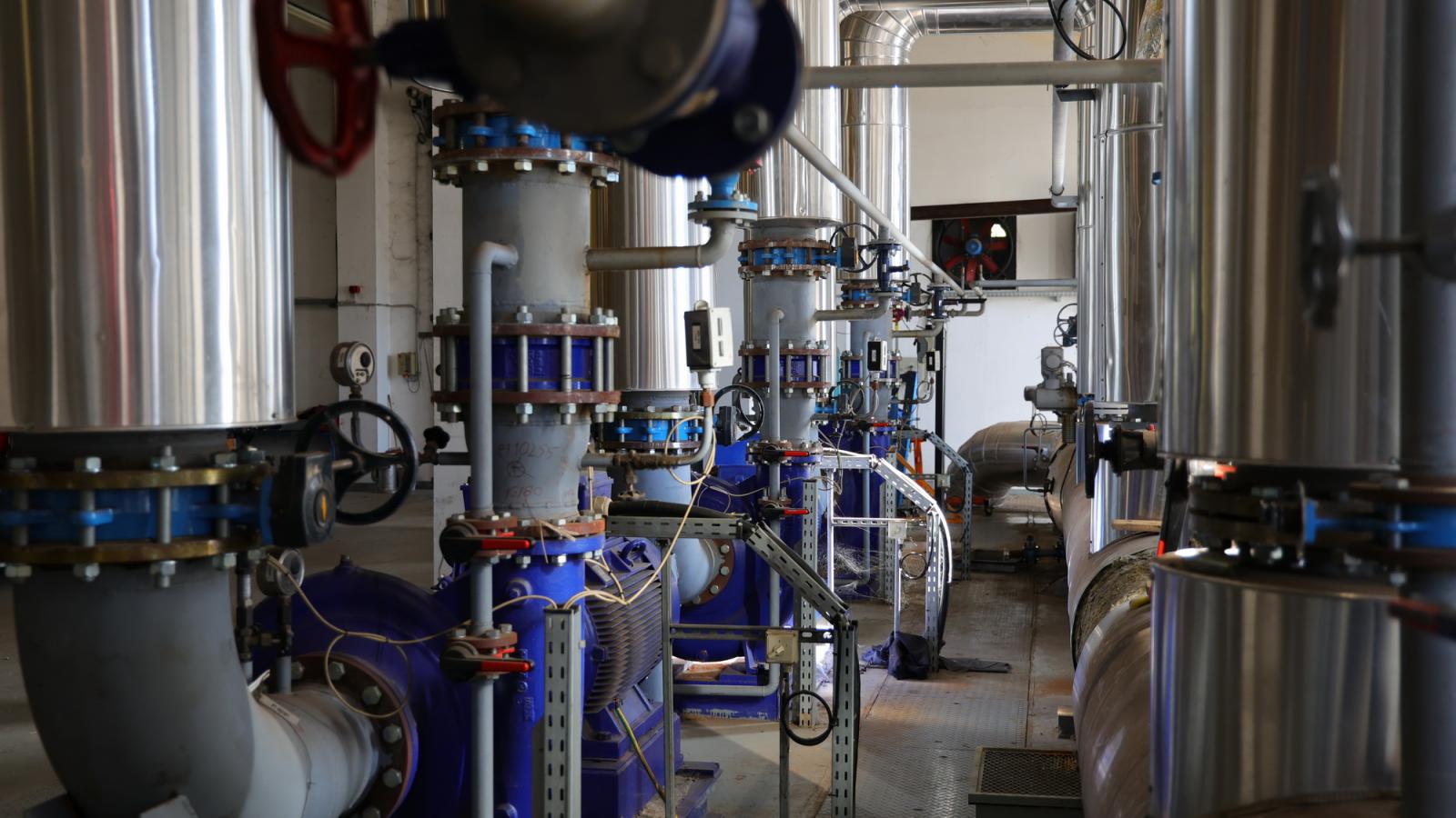 Az egyik Dunaújvárosi erőmű belülről.