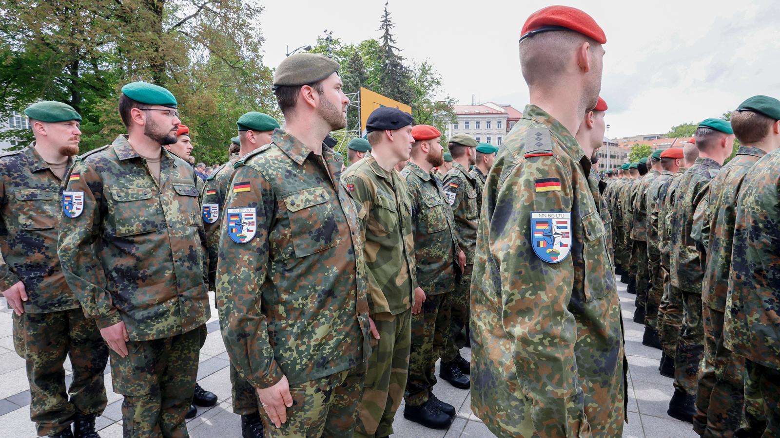 A Bundeswehr páncélos dandárral van jelen Litvániában