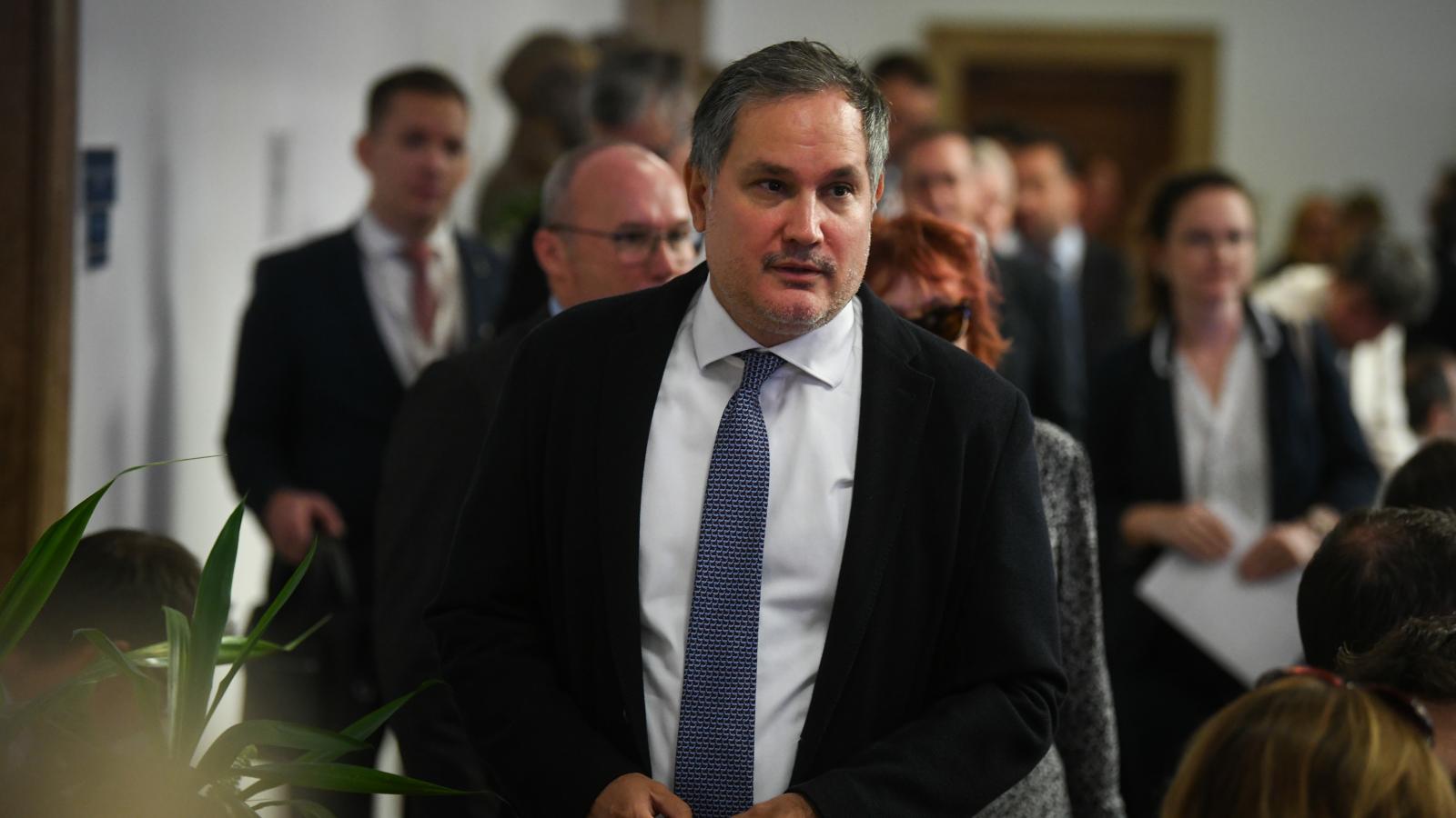 Nagy Márton a Közgazdász-vándorgyűlésesen 2025. szeptember 4-én