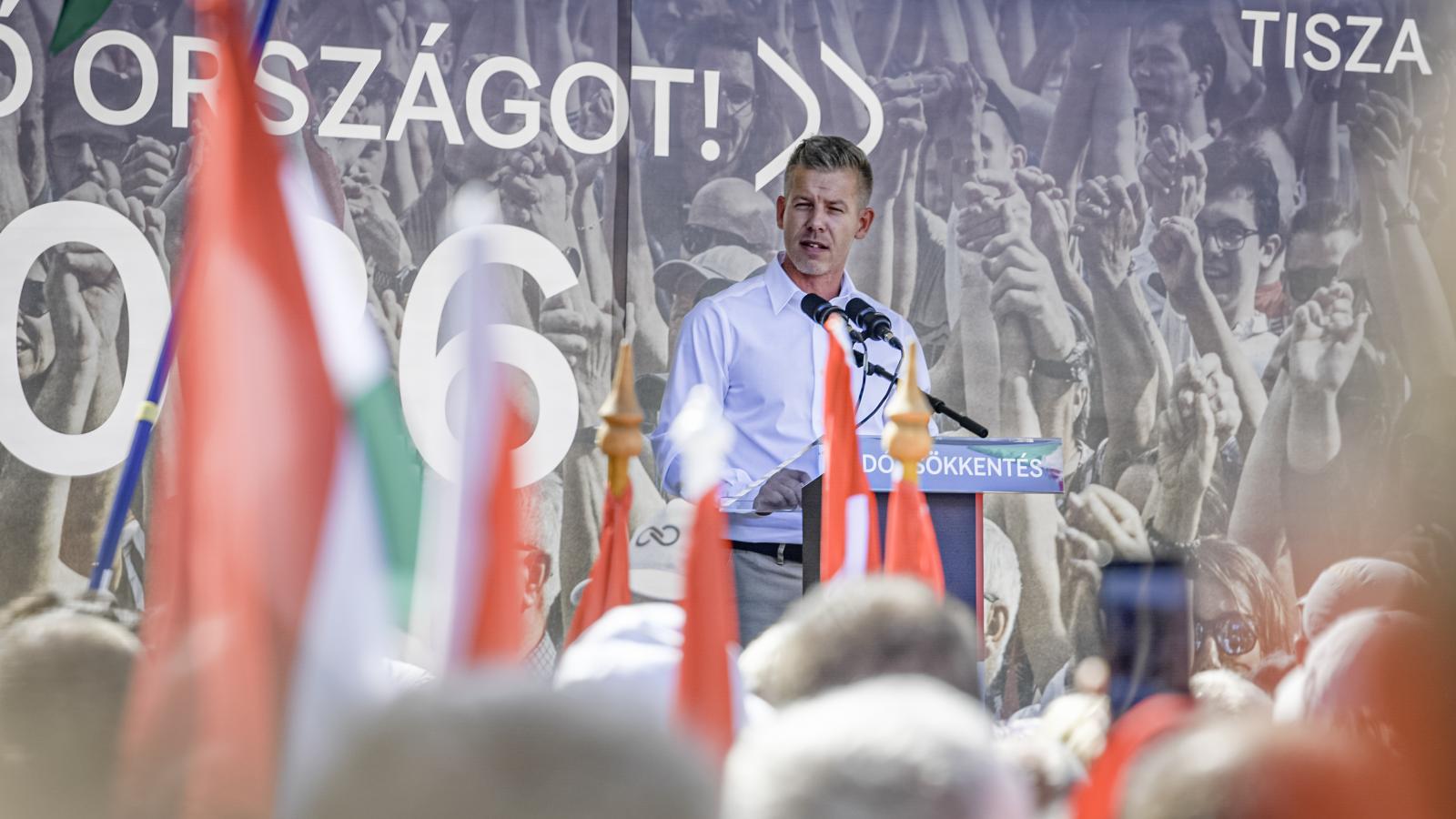 Magyar Péter Kötcsén 2025. szeptember 7-én