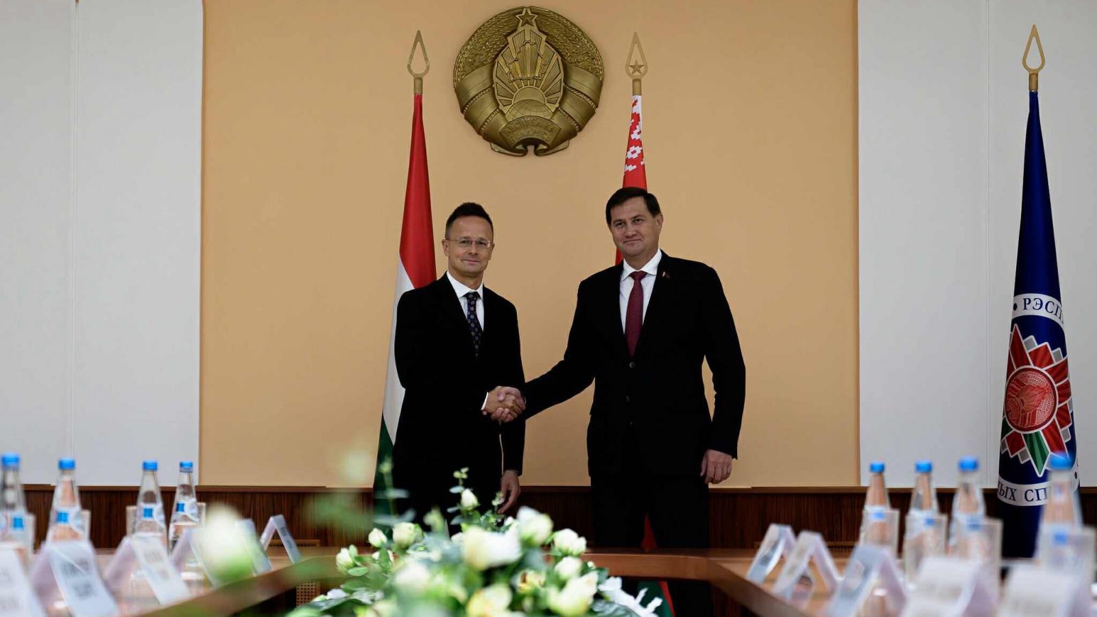 Szijjártó Péter Minszkben szeptember 10-én 