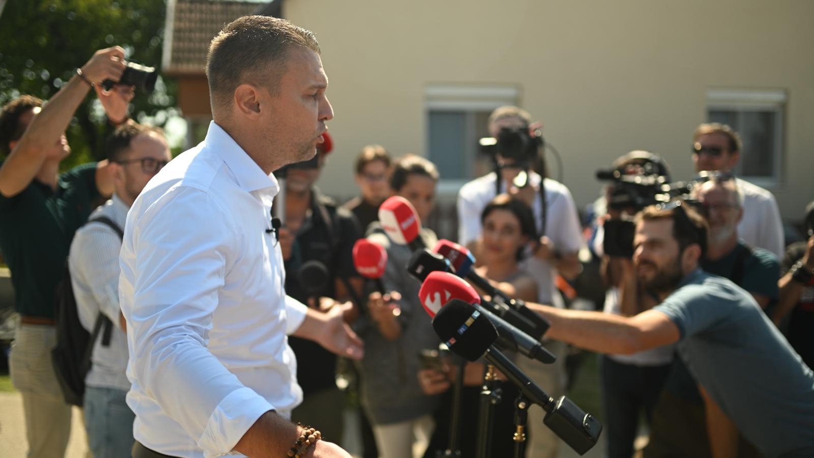 Menczer Tamás 2025. szeptember 7-én Kötcsén