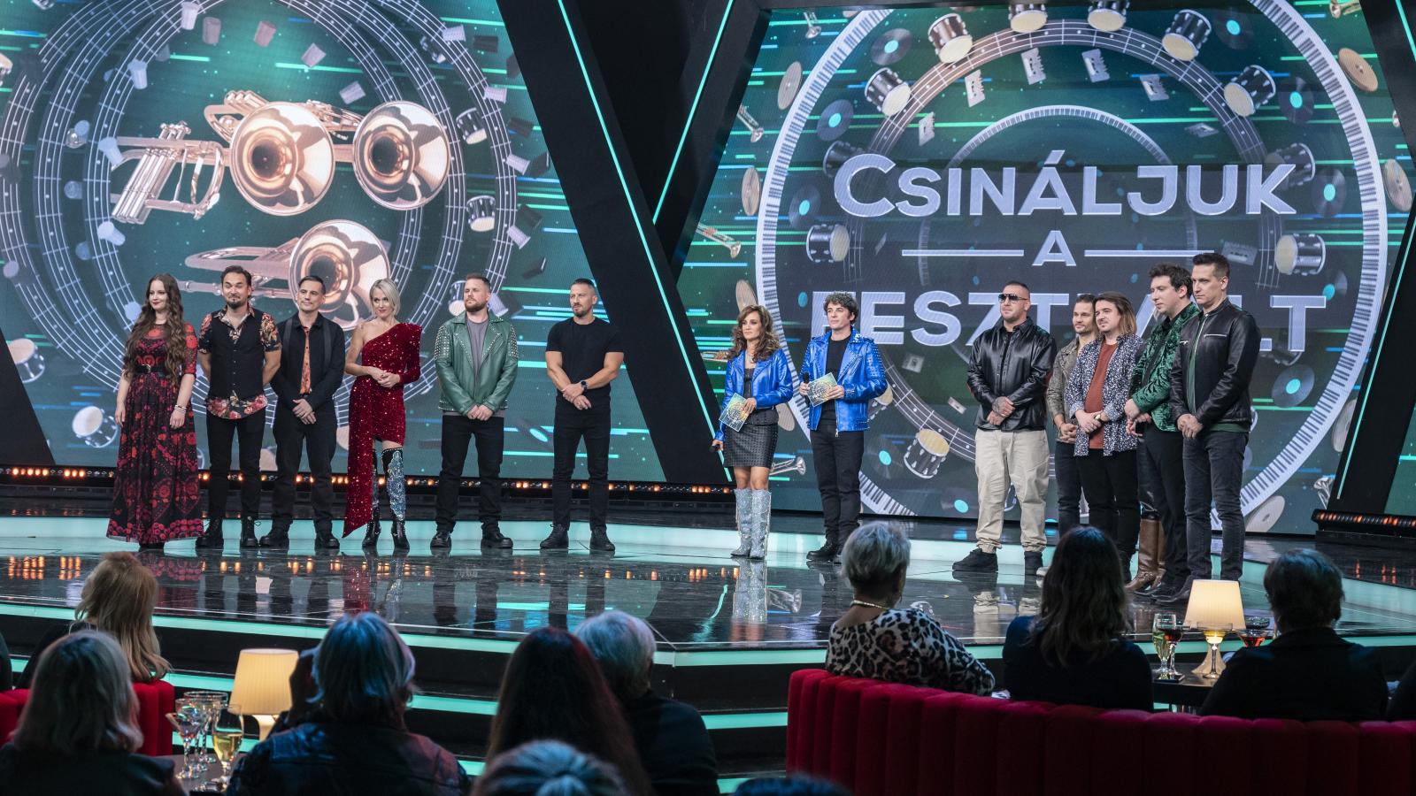 Illusztráció: A Csináljuk a fesztivált! című műsor felvétele az MTVA óbudai stúdiójában 2024. október 3-án