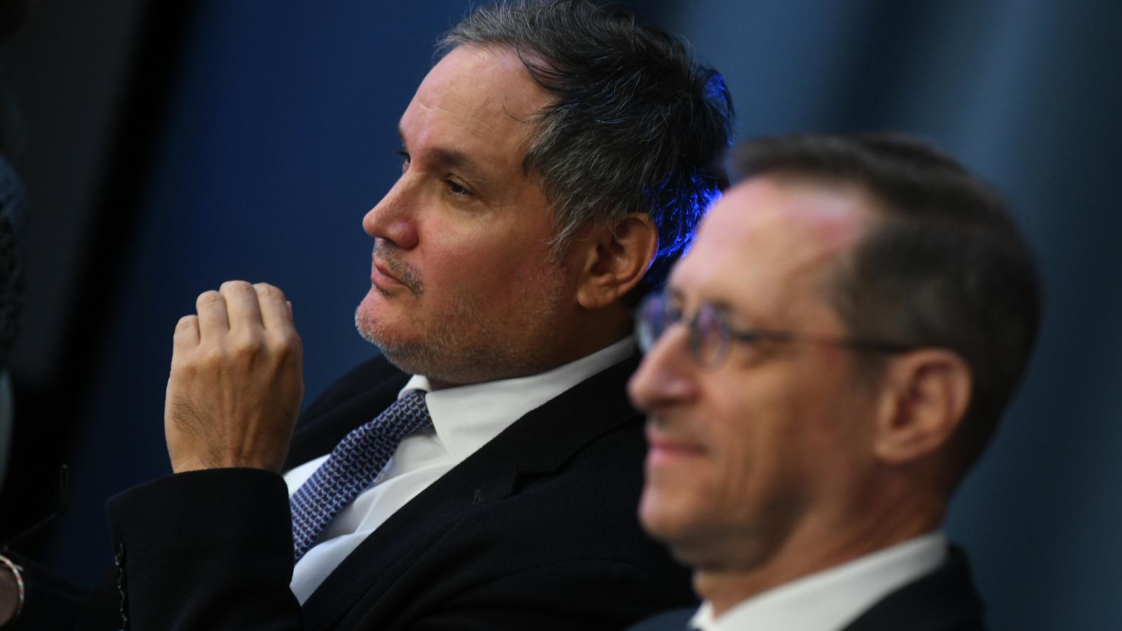 Nagy Márton és Varga Mihály a Közgazdász-vándorgyűlésesen 2025. szeptember 4-én