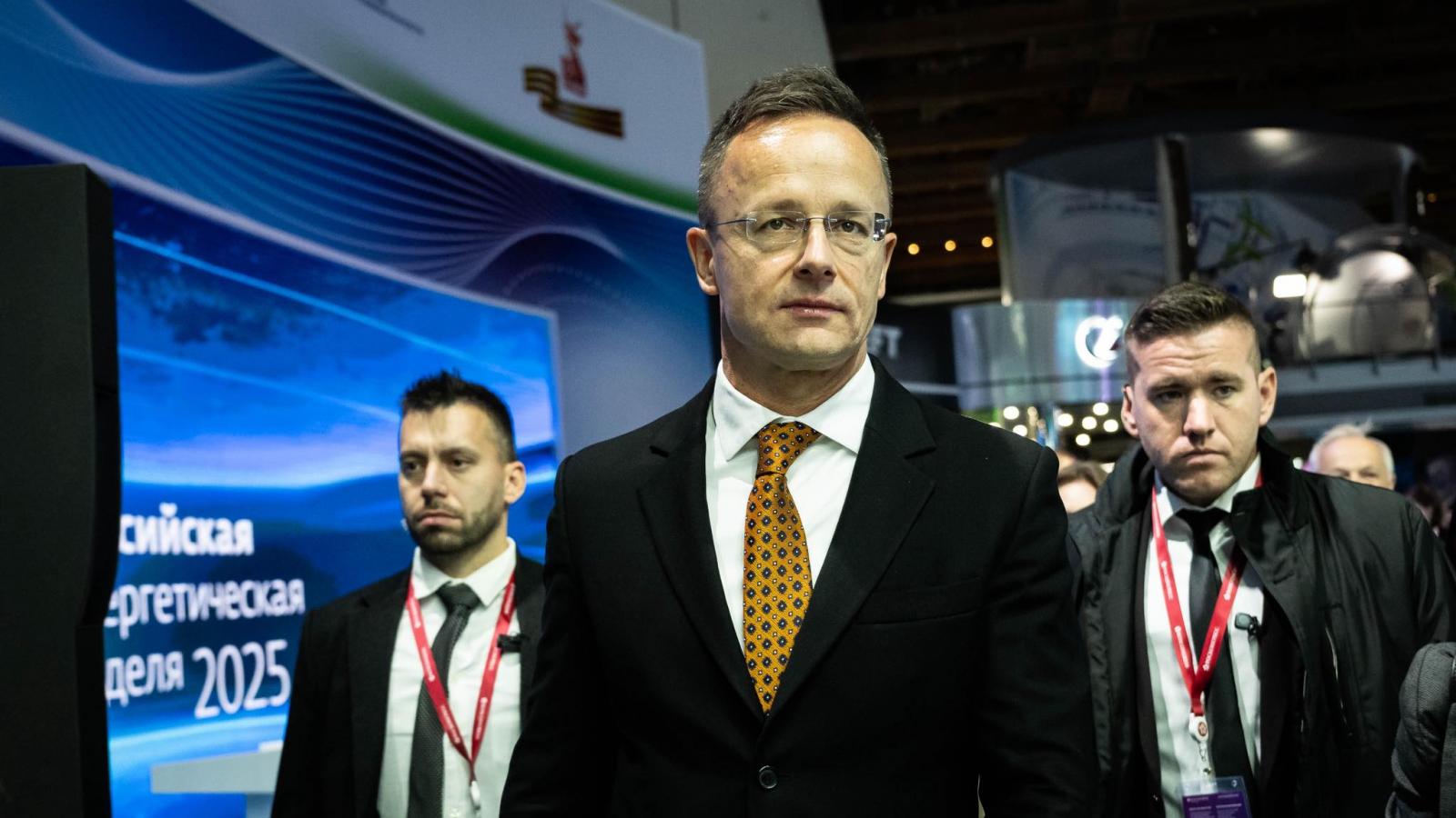 Szijjártó Péter a Russian Energy Week 2025 konferencián Moszkvában október 15-én