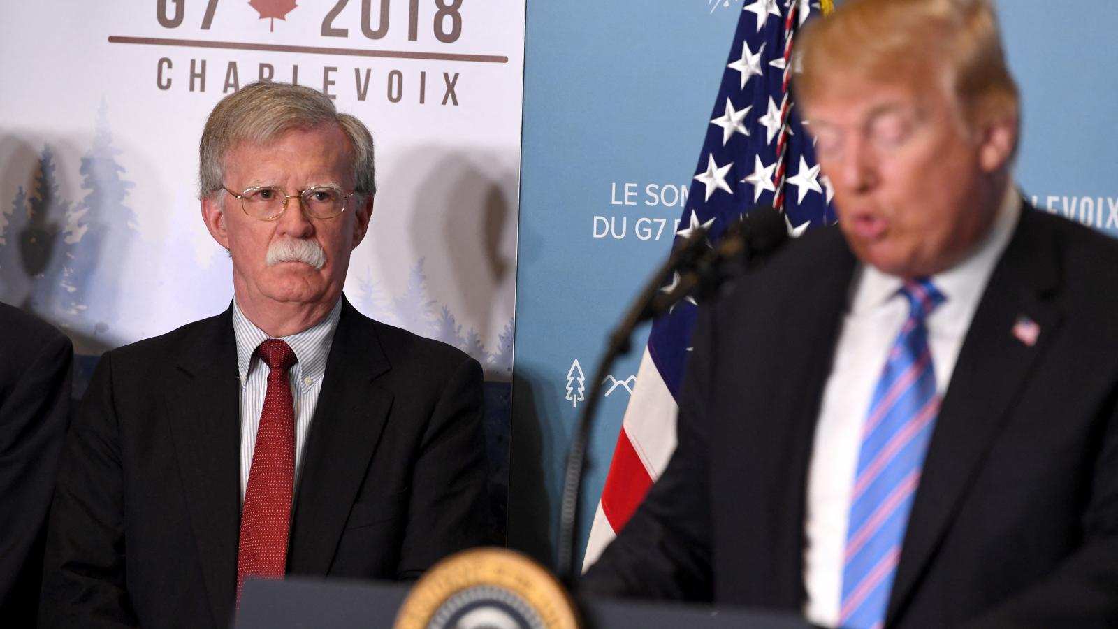 John Bolton és Donald Trump 2018-ban