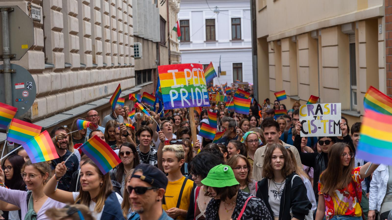 Pécs Pride 2021-ben. Most még több résztvevőre számítanak