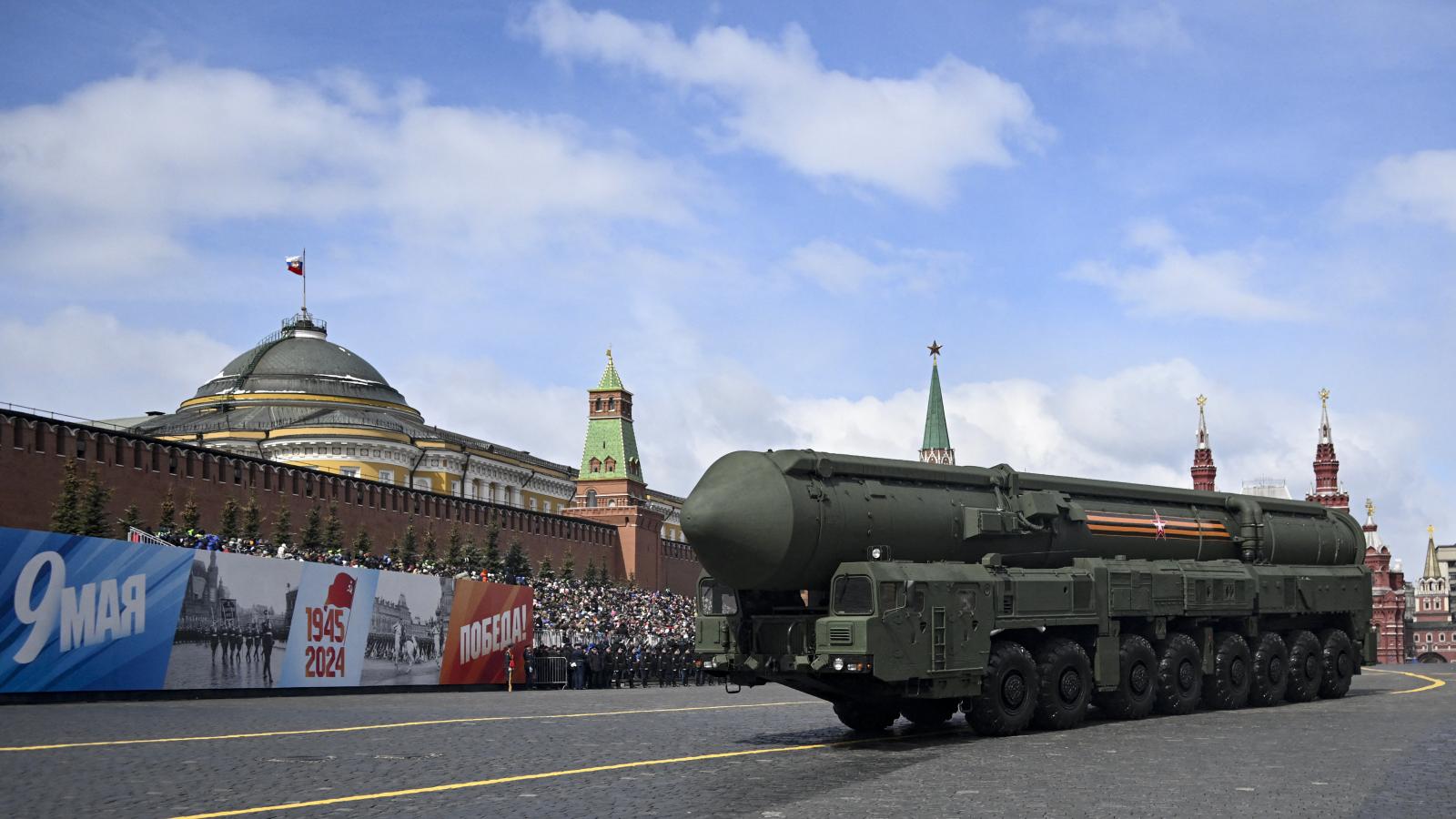 Ballisztikus rakéta a 2024. május 9-i moszkvai győzelem napi felvonuláson