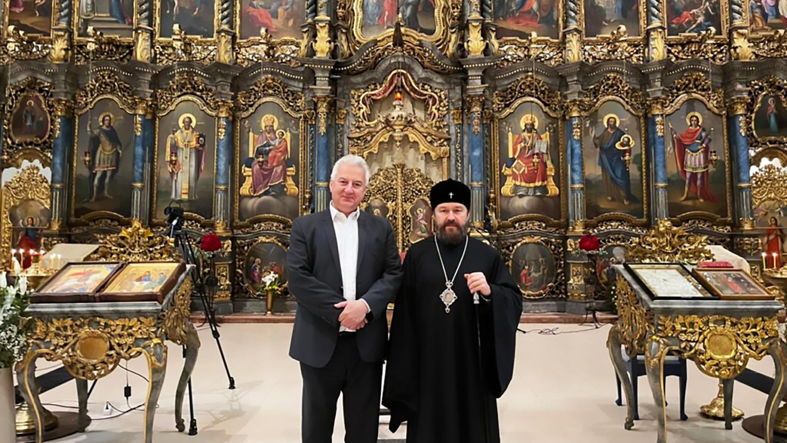 Semjén Zsolt köszönetét fejezte ki Hilarion metropolitának 2023-ban