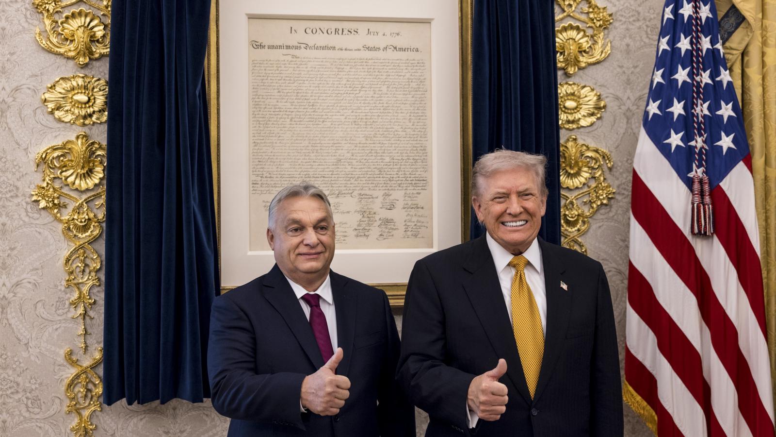 Orbán Viktor: Donald Trumppal védőpajzsról szóló megállapodást kötöttem, ki tudunk váltani bármilyen brüsszeli pénzt