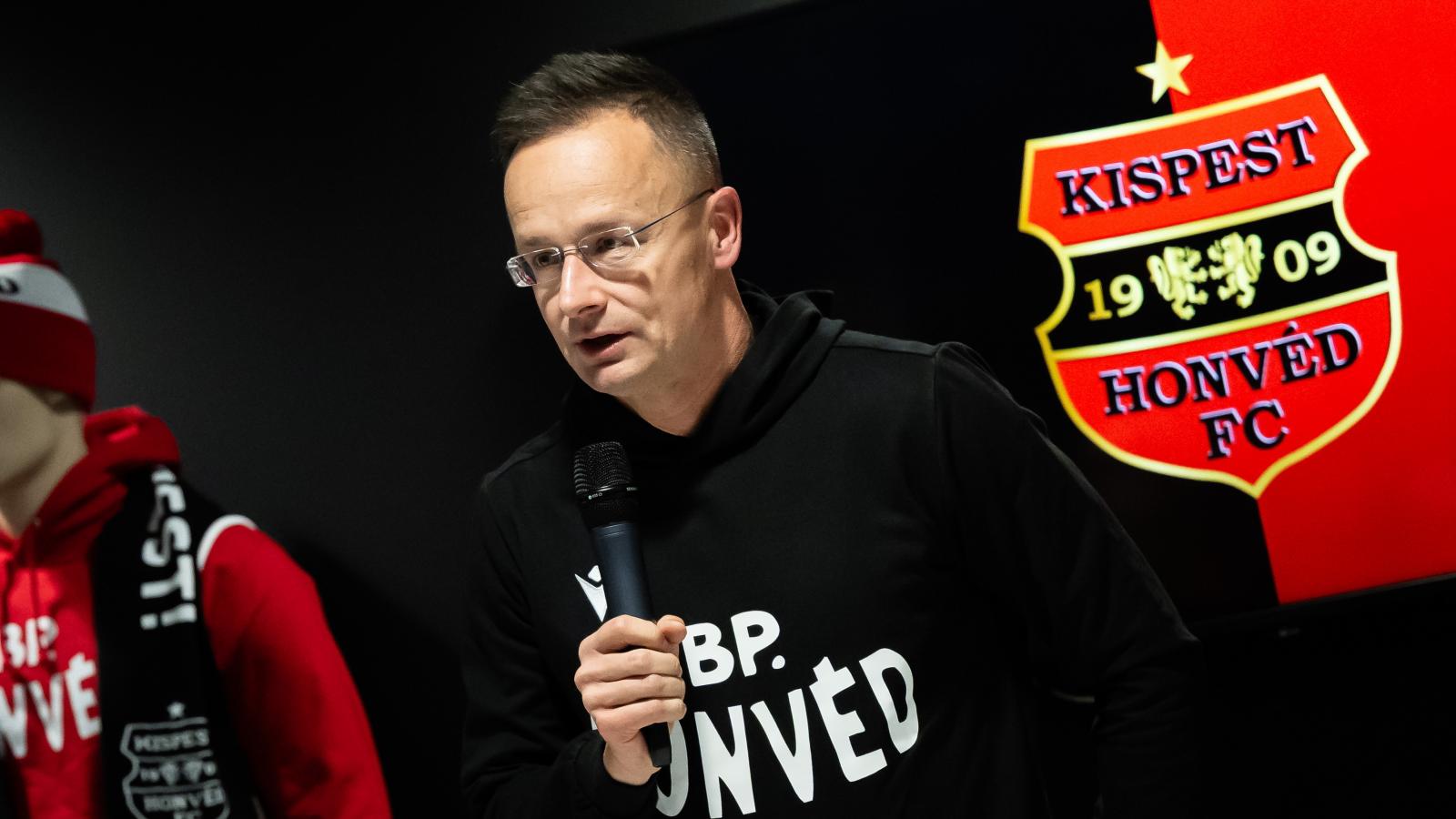 Szijjártó Péter lett a Budapest Honvéd elnöke