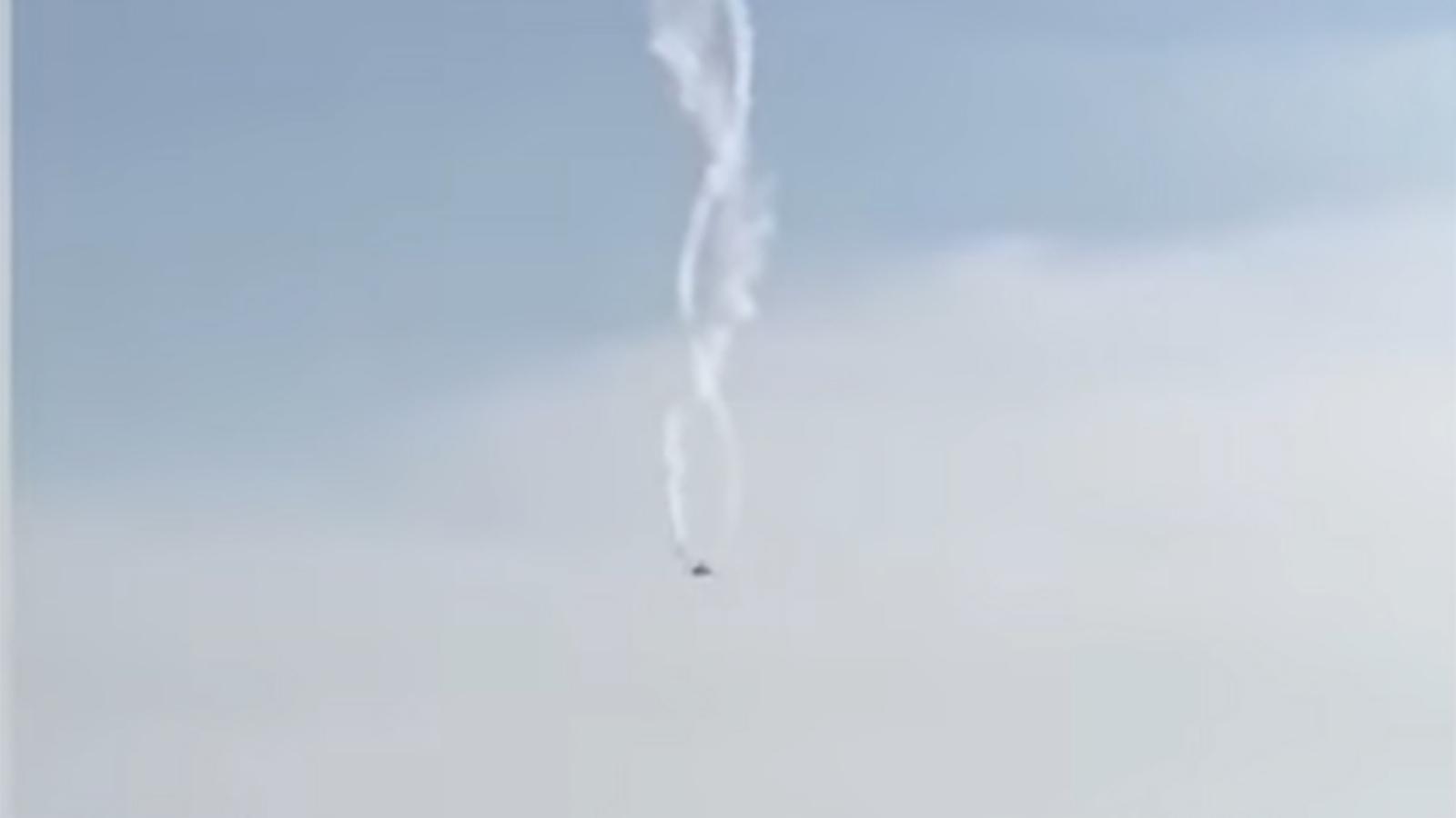 Videón, ahogy lezuhan egy török katonai repülőgép Grúziában