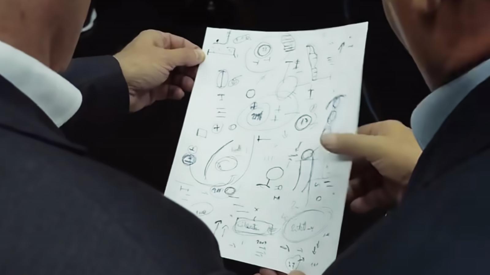 Orbán Viktor engedélyt adott, lehet kereskedelmi célokra használni az interjú közben papírra vetett krikszkrakszát