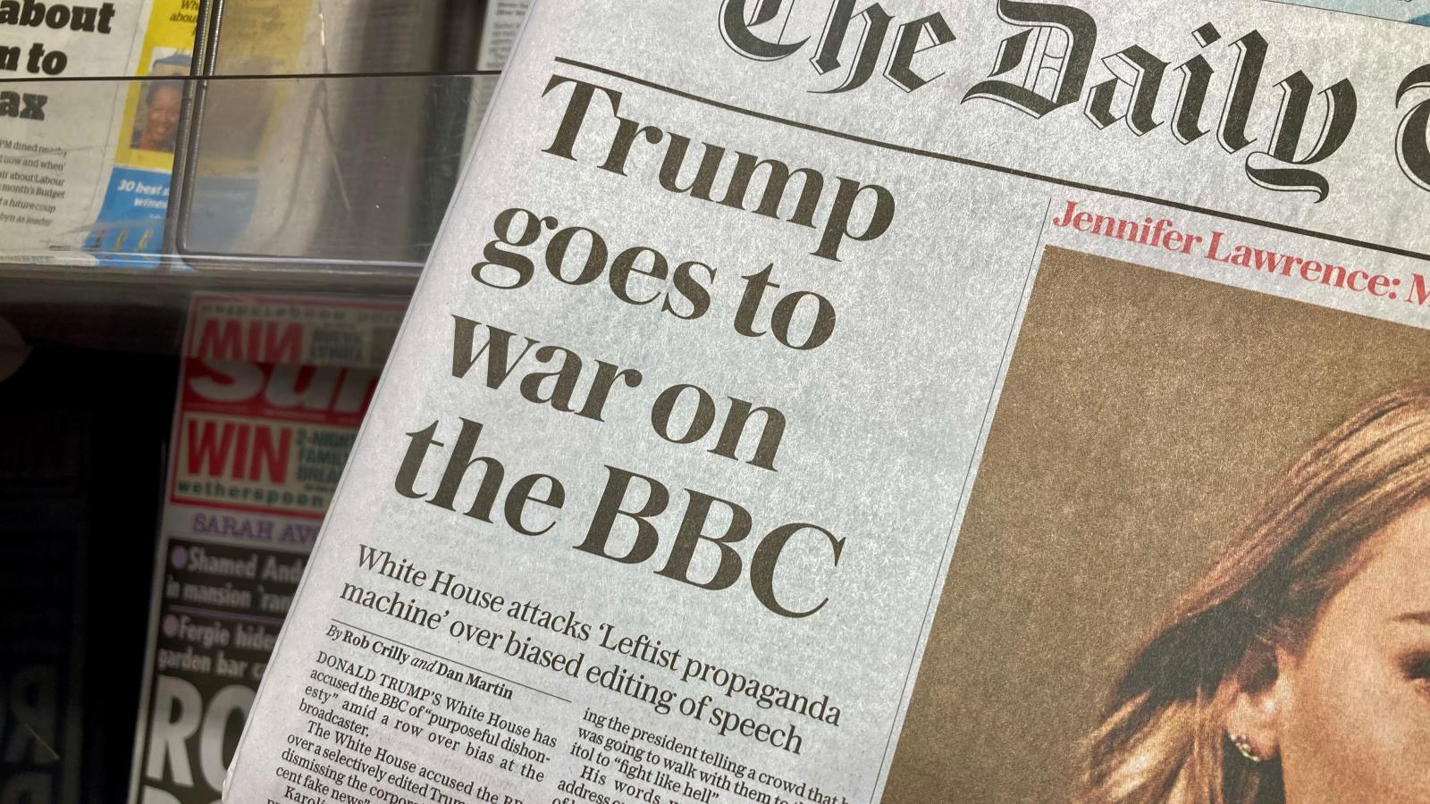 Bocsánatot kért Trumptól a BBC, de kártérítést nem hajlandó fizetni