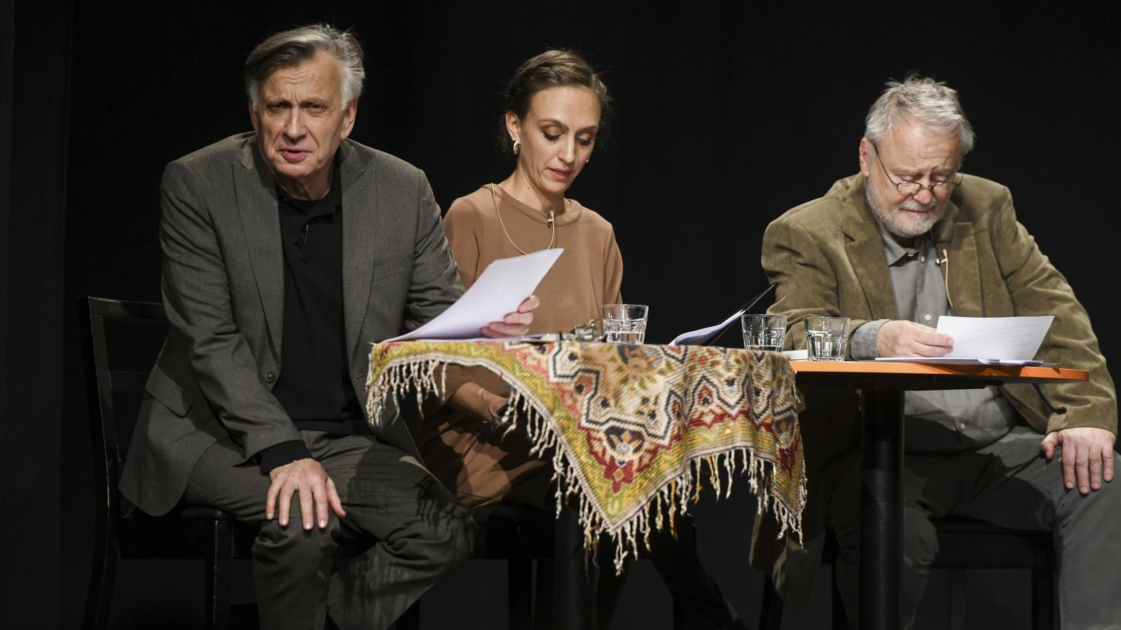 Mácsai Pál, Sodró Eliza és Máté Gábor 