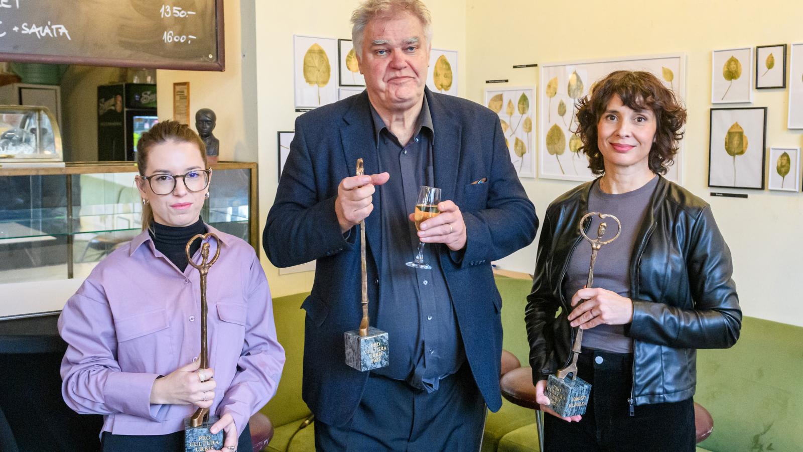 A díjazottak: Patkós Luca, Wilhelm Droste és Somogyi Hajnalka