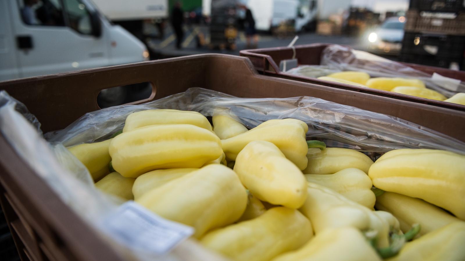 Nagybani piac, zöldségek (illusztráció).