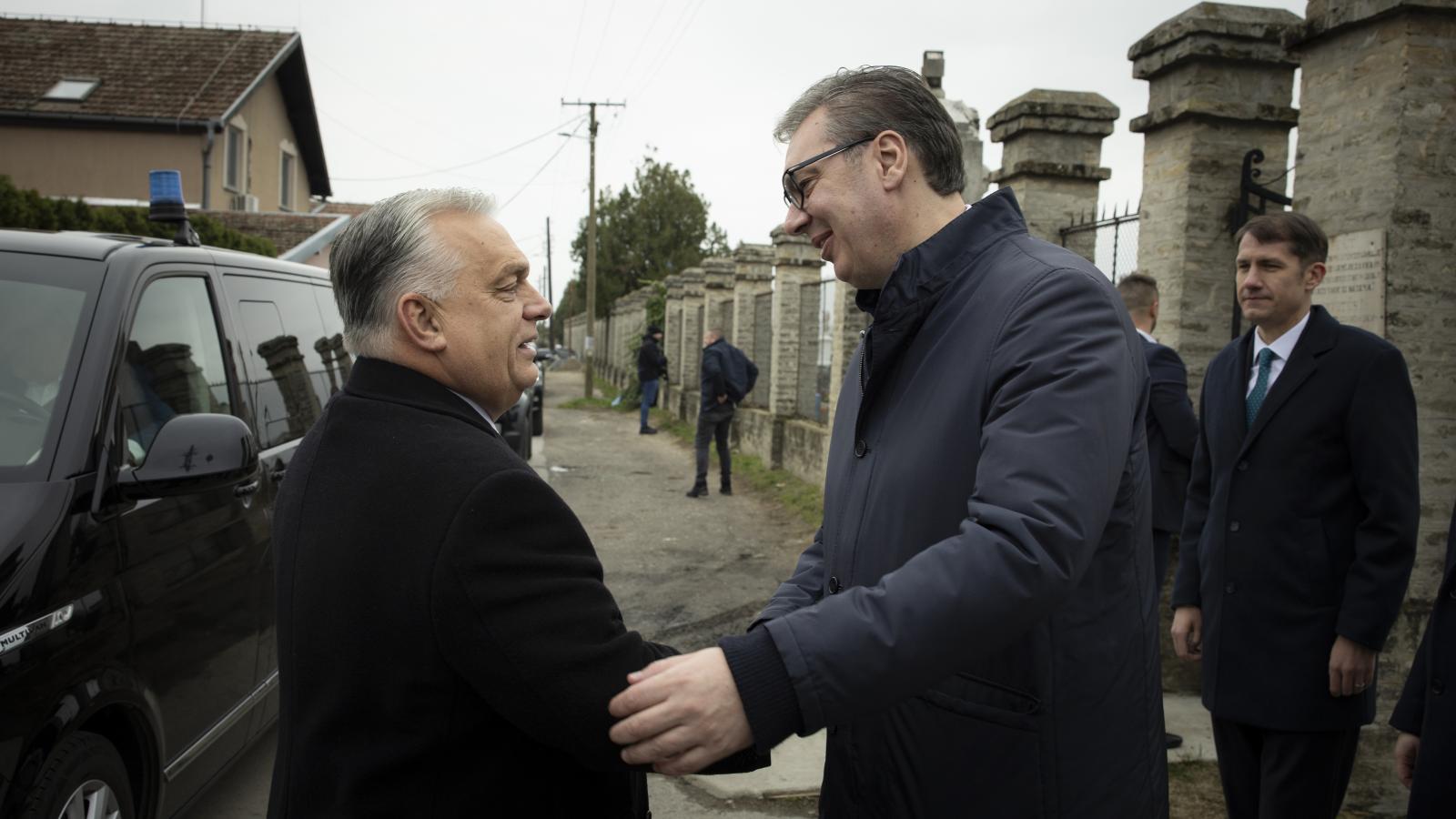 Orbán Viktor és Aleksandar Vucic Szabadkán november 27-én