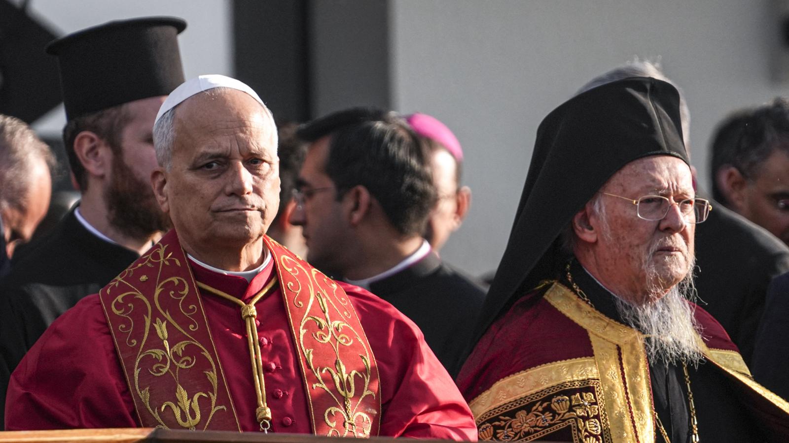 XIV. Leó és Bartholoma­iosz pátriárka szimbolikus helyszínen találkozott a keresztény egységért