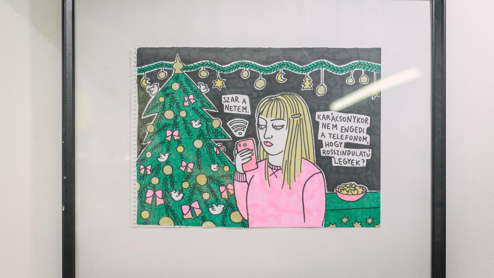 A művész kritikusan viszonyul az év végi ünnepekhez