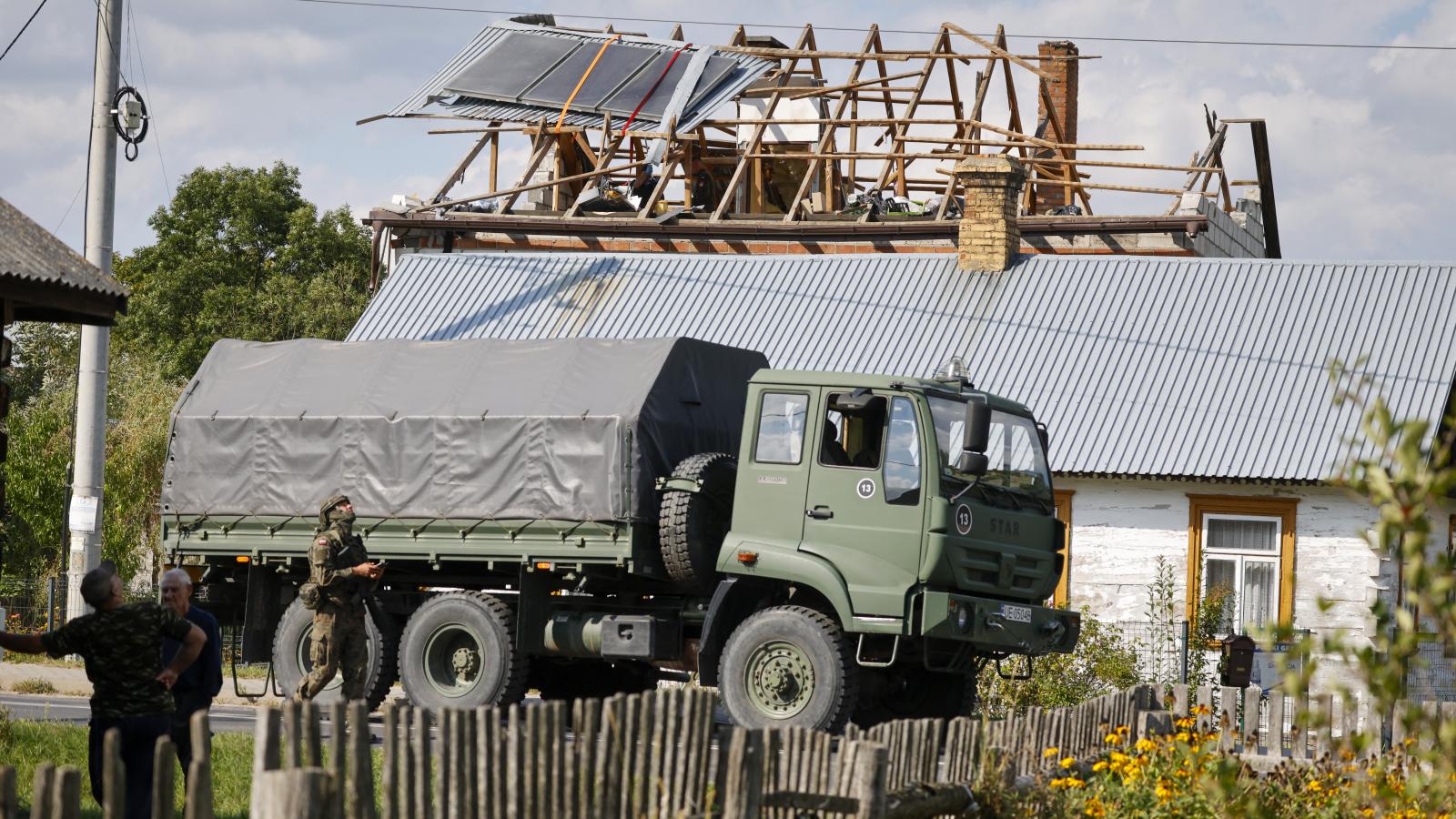 Egy lelőtt orosz drón szeptemberben lebontotta egy lakóház tetejét, és az épületet is lakhatatlanná tette