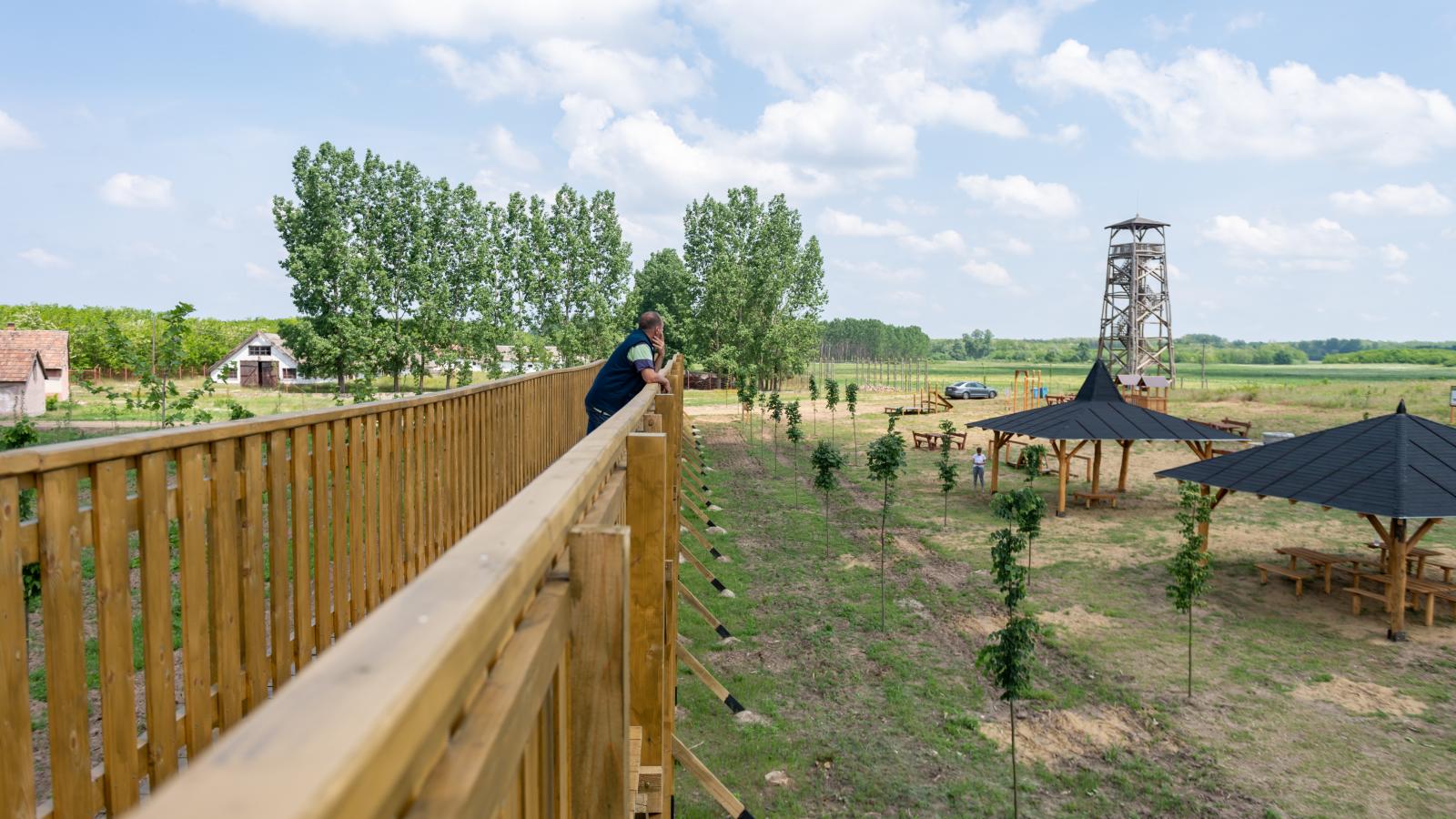 Gyanúsítottként hallgatták ki a volt polgármestert a nyírmártonfalvai lombkoronasétány ügyében