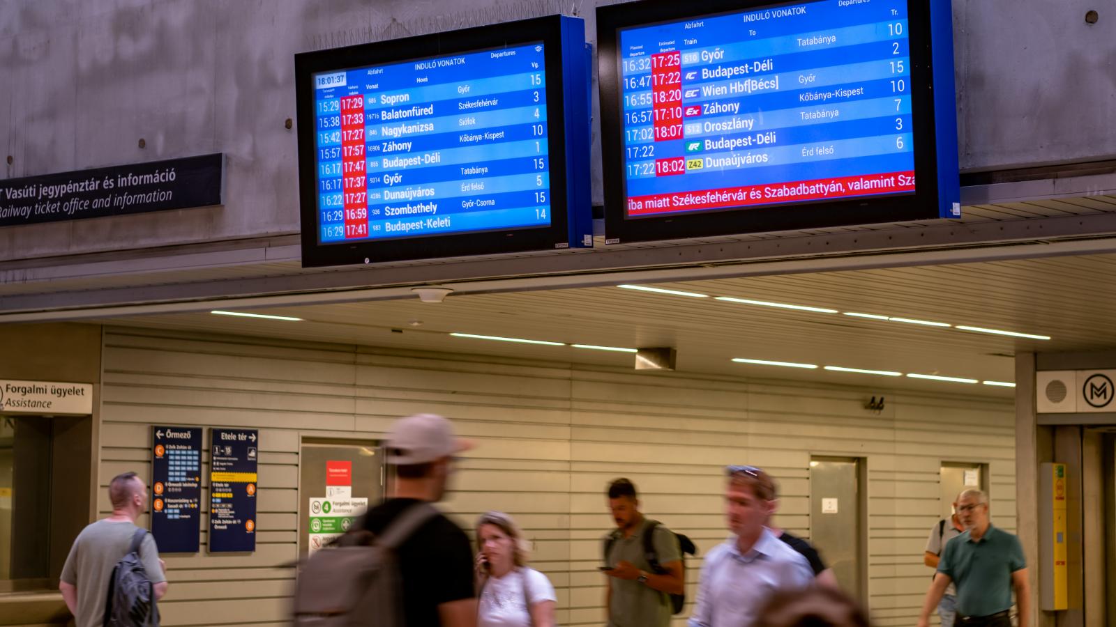 Több mint 700 millió forintot fizetett ki a  MÁV tavaly a húsz percen túli késésekért, de a helyzet így is jobb, mint előtte
