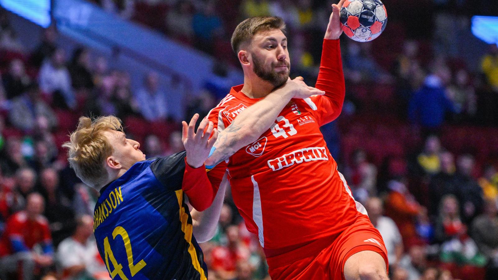 32-32-es döntetlent játszott Svédországgal a magyar férfi kézilabda-válogatott