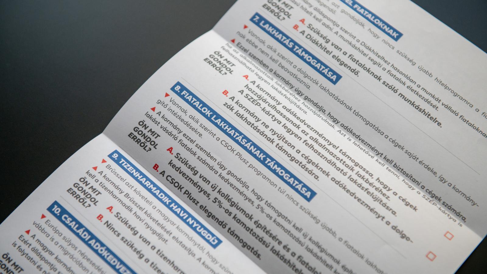 Tizenöt év alatt 119 milliárd forintot költött  nemzeti konzultációkra az Orbán-kormány