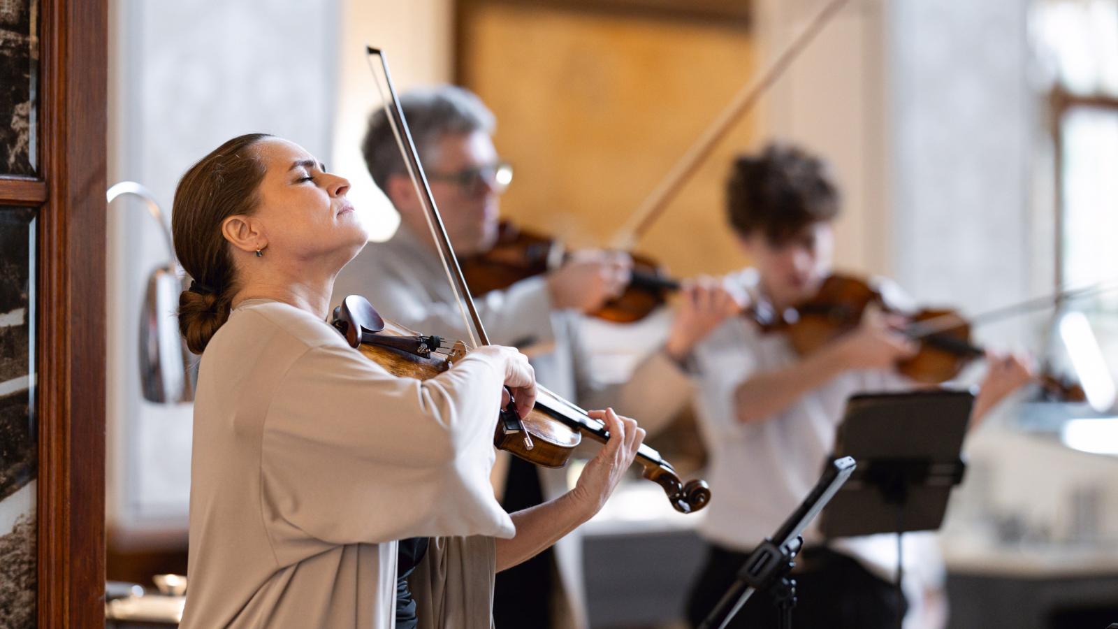 Kokas Katalin, Kelemen Barnabás és Kelemen Gáspár a fesztivál zárónapján