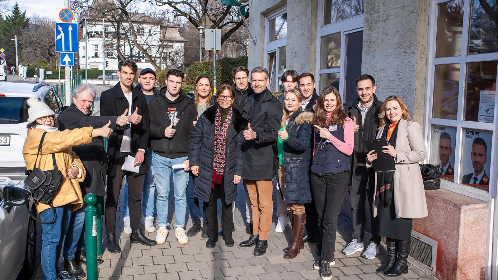 Lévai Anikó a fideszes aktivisták körében