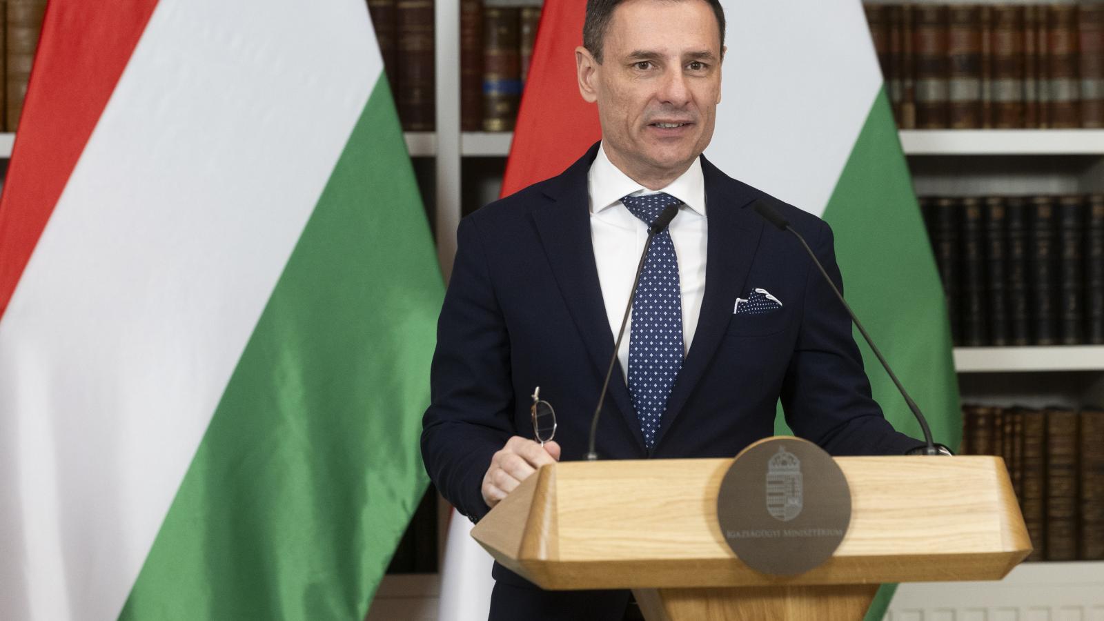 Tuzson Bence igazságügyi miniszter