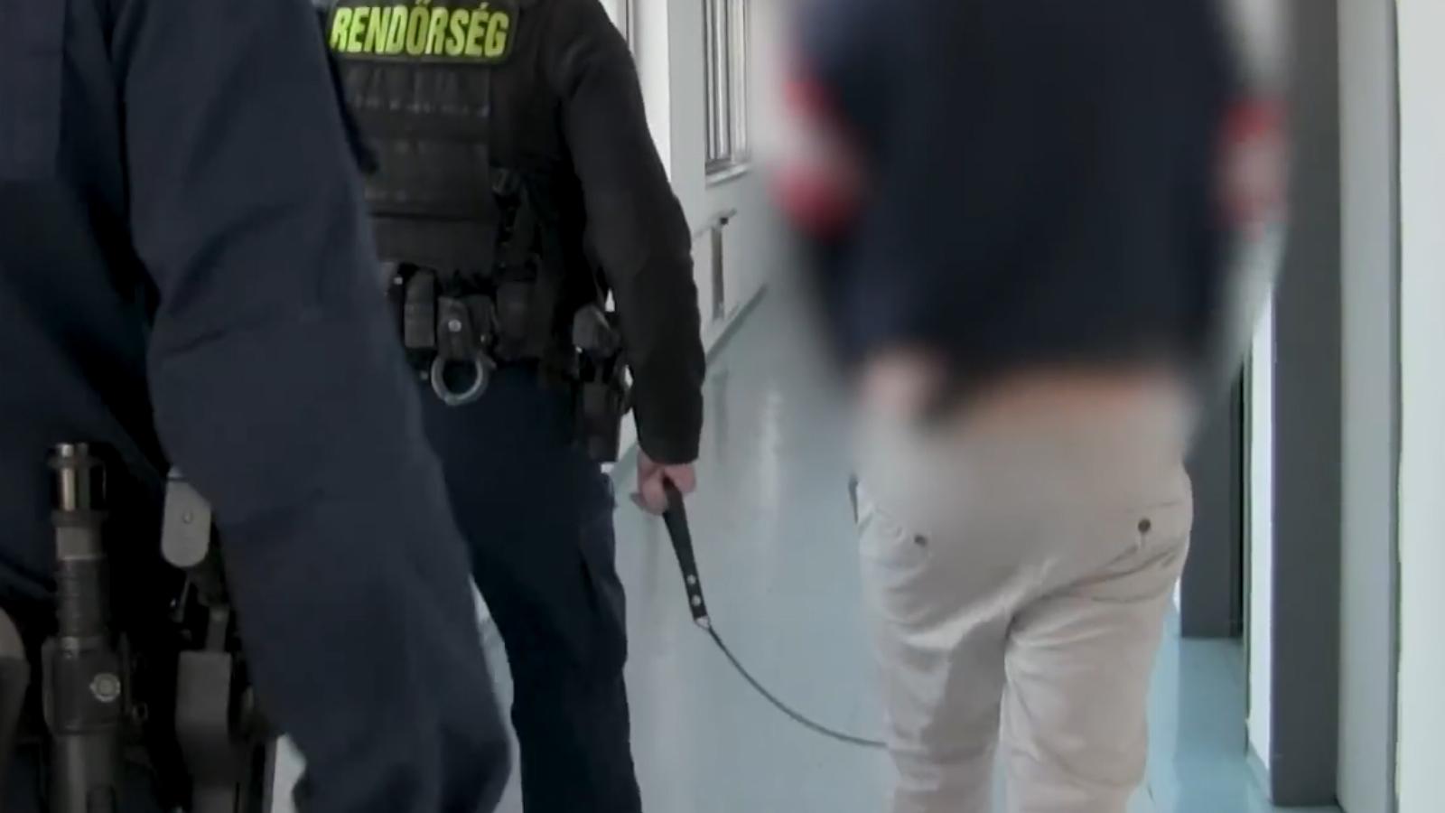 A gyanúsított elfogásakor, 2024-ben készült felvétel