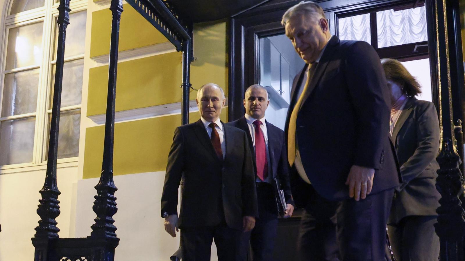 Orbán Viktor távozóban Vlagyimir Putyintól 2025. november 28-i moszkvai látogatásán