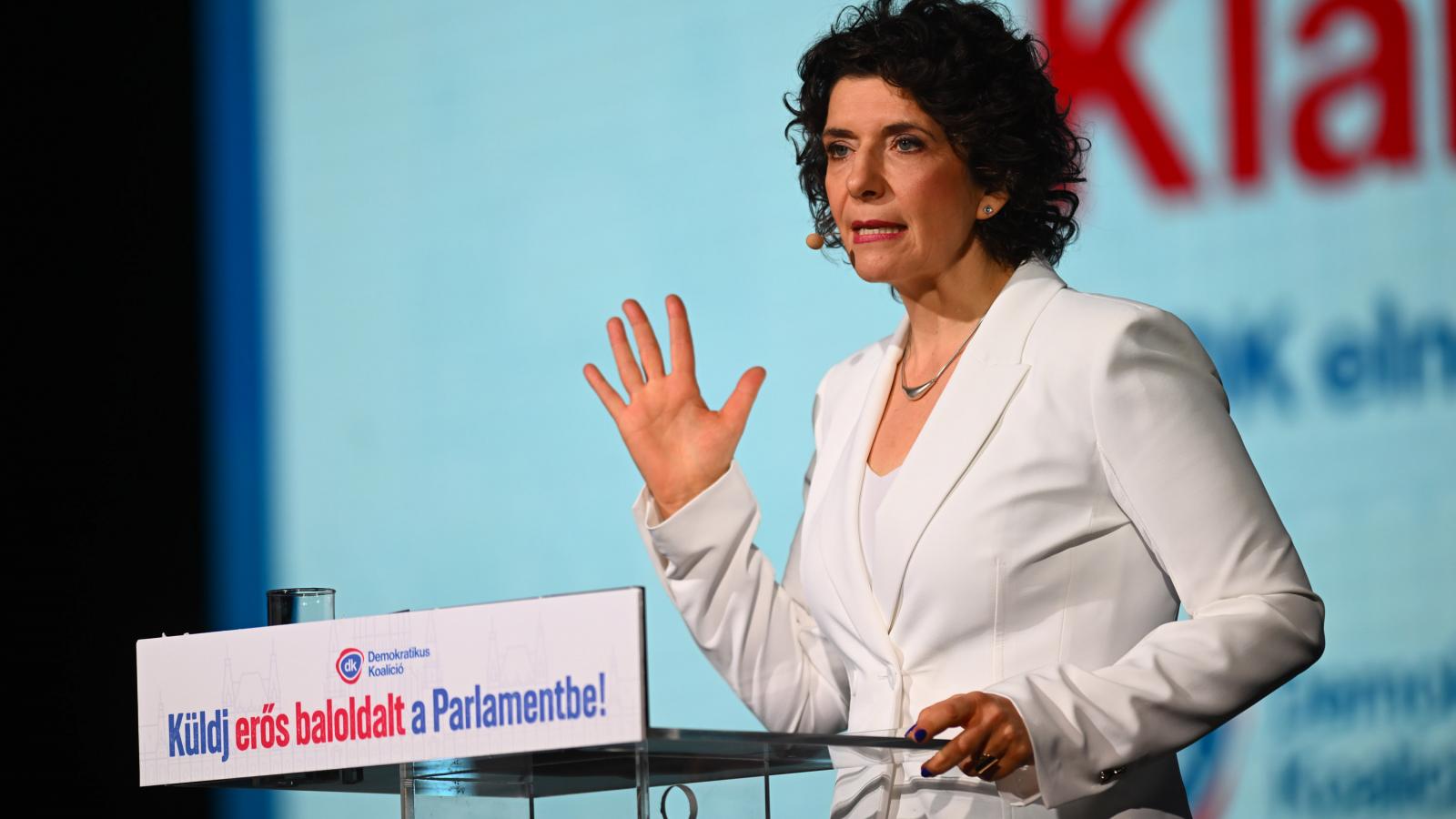 Meggyalázták Dobrev Klára egyik plakátját, az ellenzéki párt feljelentést tett