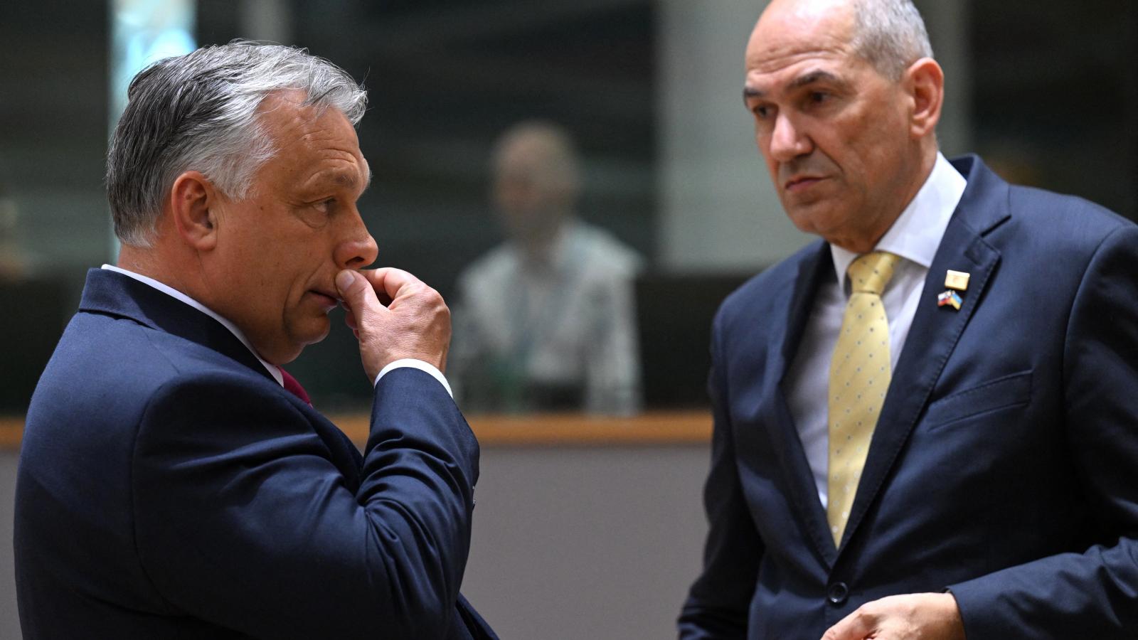 Orbán Viktor és Janez Janša