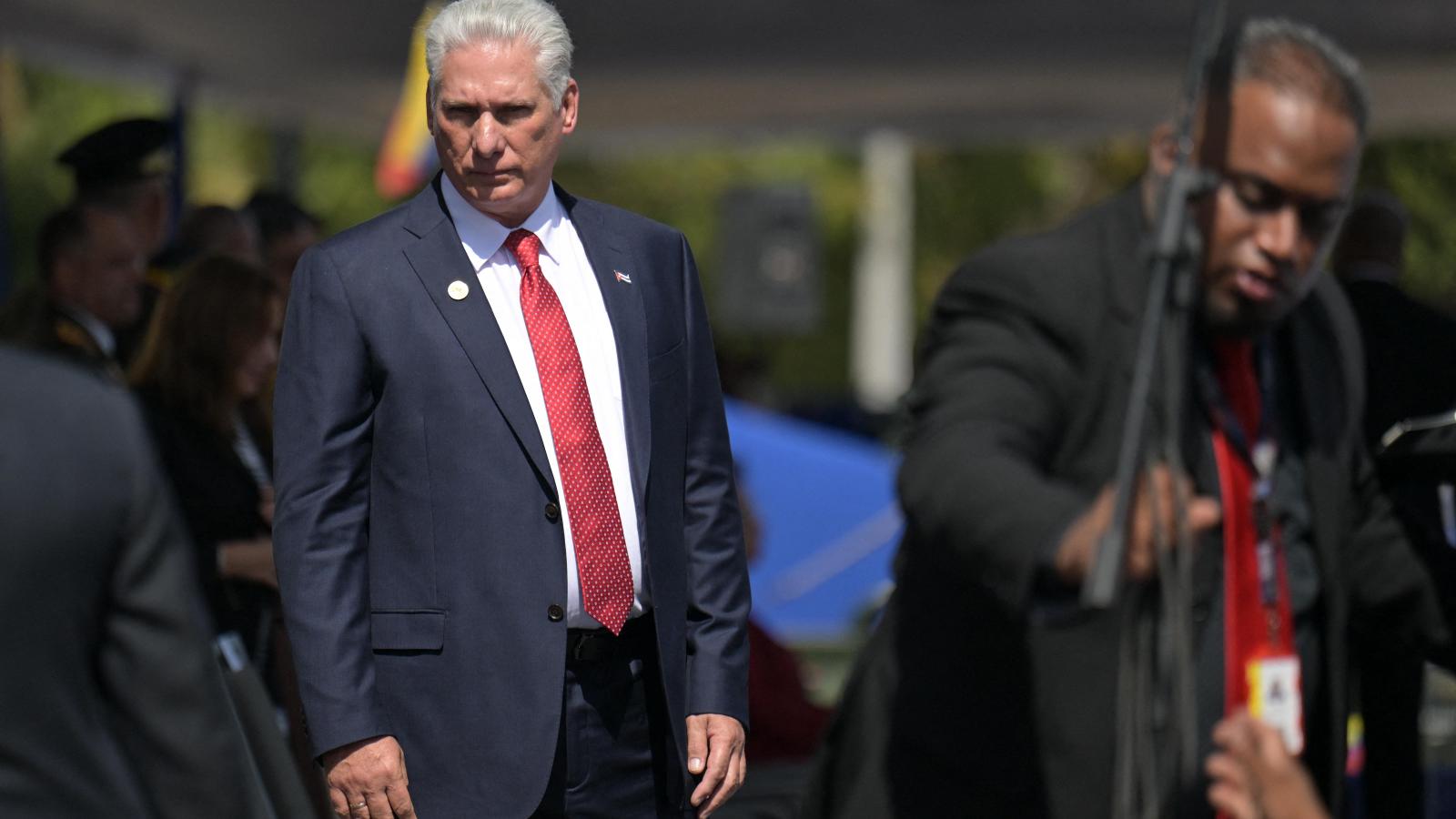 Miguel Díaz-Canel kubai elnök tavaly