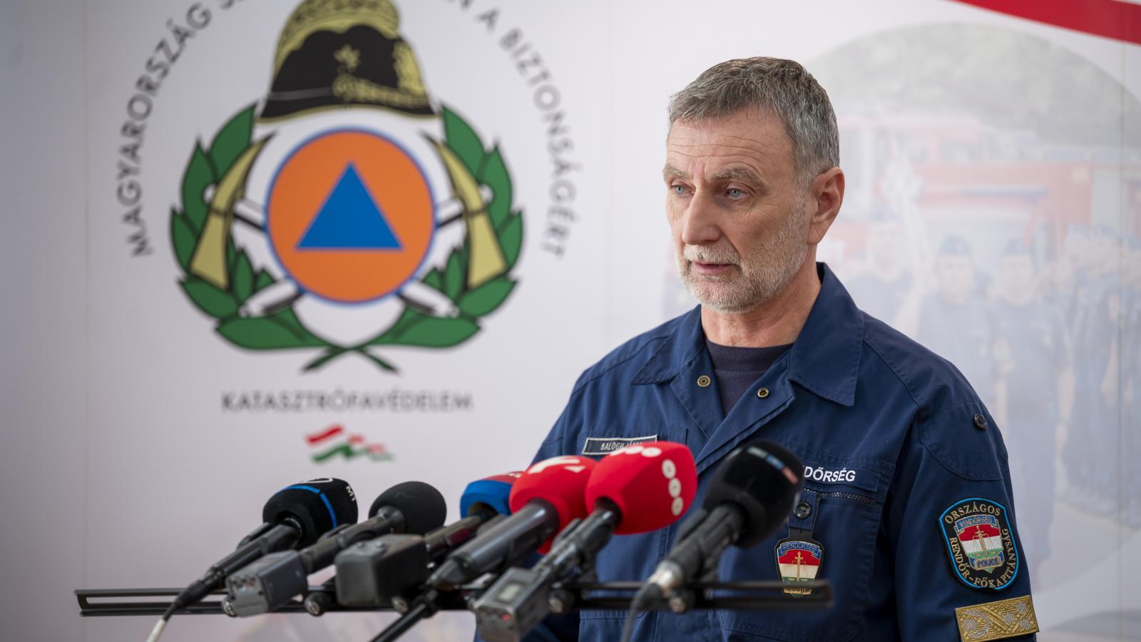 Balogh János országos rendőrfőkapitány 2026. január 12-én.